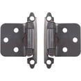 thumbnail image 2 of Stone Harbor 1-5/8" x 1-3/16" Vintage Bronze Hardware Flush Cabinet Hinge, 2 of 2