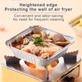 thumbnail image 6 of 30-Pack Disposable Aluminum Foil Trays 16x16x4cm Oven & Grill Pans High-Temp Baking,Roasting & BBQ Use Metal Food-Grade Material, 6 of 6