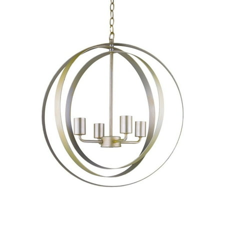 

CH6985-20GL-Whitfield Lighting-Amanda - Four Light Chandelier-Gold Leaf Finish