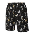 thumbnail image 4 of Fotbe Playing Music Skeletons Trajes de Baño Estampados para Hombre, Shorts de Verano de Secado Rápido, Ropa de Playa, Bañadores-3X-Large, 4 of 6