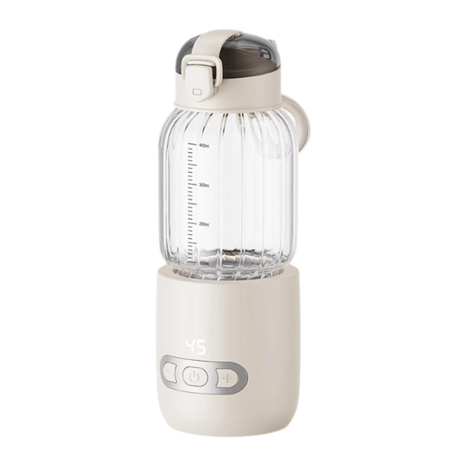 Baoblaze Portable Bottle Warmer Accurate Temperature Control Baby Milk Bottle Outdoors Ca beige 400ml