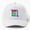 White, variant on No Time for Stupid People Baseball Cap, Direct Attitude Statement Design, Classic Hat