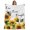 yellow, variant on Sunflower Bee Throw Blanket, Flannel Fleece Blanket with Striped Design for Couch, Vintage Yellow Floral Farmhouse Watercolor Soft Breathable All Season Plush Blankets for Sofa Office Chair 30"x40"