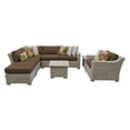 thumbnail image 4 of Coast 8 Piece Outdoor Wicker Patio Furniture Set 08g-Color:Navy, 4 of 11