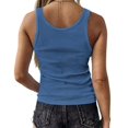 thumbnail image 2 of Summer Sleeveless Women Lace-Up Slim Fit V-Neck Tank Tops, 2 of 2