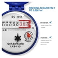 thumbnail image 4 of Single Jet Water Meter Brass Water Meter Home And Garden Use Flow Water Meter ,Accurate Measurements, 4 of 7