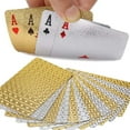 thumbnail image 3 of Luxurious Foiled Design Playing Cards, Scratch Resistant Deck for Seamless Shuffle, Waterproof Playing Cards with Easy to Clean Surface, Standard Size for All Card Games, 3 of 6