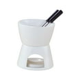 thumbnail image 3 of Set de utensilios para fondue, calentador eléctrico, olla de cerámica para derretir chocolate - Conjunto completo para disfrutar una deliciosa, 3 of 9