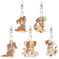 thumbnail image 1 of (YSK103) Llavero Con DIY Cachorro (diamante Doble Cara 5 Piezas), 1 of 9