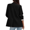 thumbnail image 4 of Blazer PRETTYGARDEN Abierto con Forro de Leopardo Negro Talla L, 4 of 5