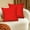 Red, variant on Outdoor Pillow Covers,Outdoor Water Proof Pillow Cover,Decorative Outdoor Throw Pillow Covers,Solid Color Cushion Pillow Cover,Backrest Pillow Cover(Peacock Green 2pcs 18*18in)from QiwagFerng