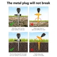 thumbnail image 7 of Heavy-Duty Zinc Alloy Garden Sprinkler with Ground Stake - 4-Point Quick Connect Medium Distance 360° Auto Rotating Sprinkler Head, Outdoor Watering Tool for Lawns & Flower Beds, 3.81*0.78in, Yellow, 7 of 7