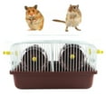 thumbnail image 1 of Plastic Hamster Cage Set Funny Portable Hamster Habitat Hamster Carrier Cage, 1 of 10