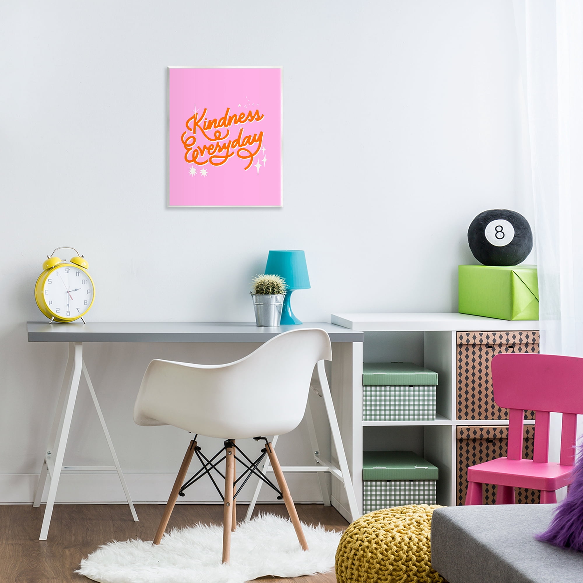 Stupell Industries Cursive Kindness Everyday Wall Plaque Art, design by Indira Prieto | IndySign