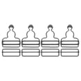 thumbnail image 1 of Unique Bargains Overall Buckles 4 Sets Metal Suspender Replacement Buckles 50mm Gun-black, 1 of 6