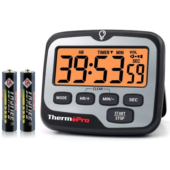 Temporizador de cocina digital ThermoPro TM01 con retroilumi ThermoPro ThermoPro