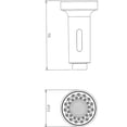 thumbnail image 3 of Pulvérisateur de Robinet de Cuisine Extractible Pièce de Rechange Tête d'Évier 2 Fonctions Pièces de Rechange d'Évier Accessoire de Lavage, 3 of 5