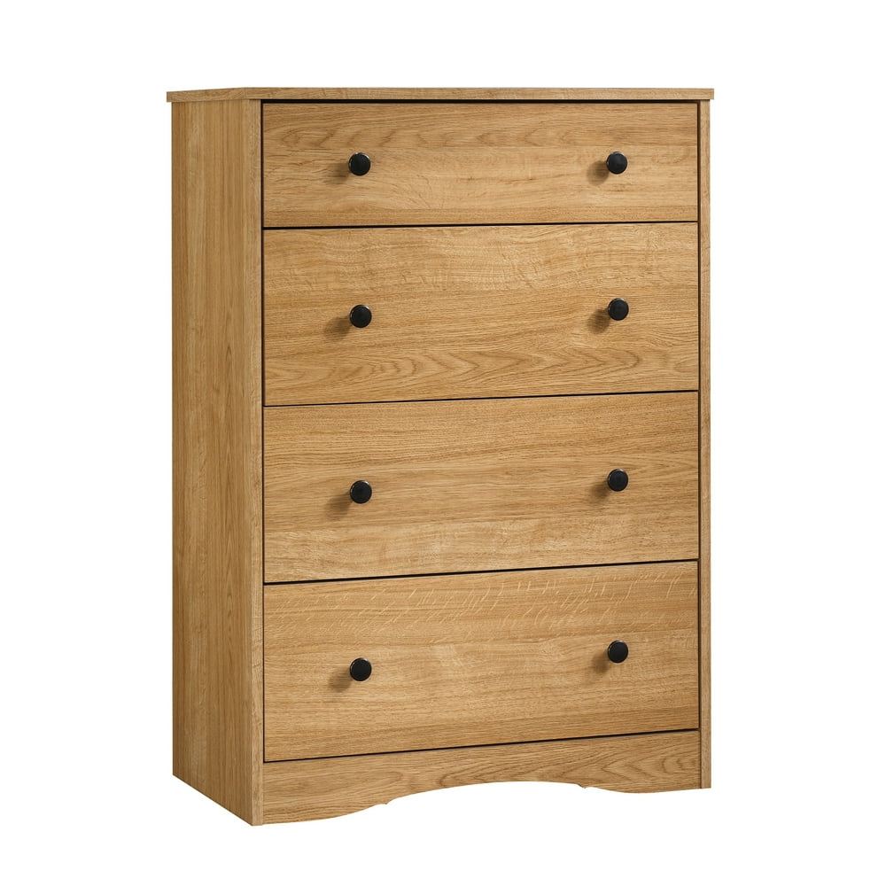 Sauder Beginnings 4Drawer Dresser, Highland Oak Finish