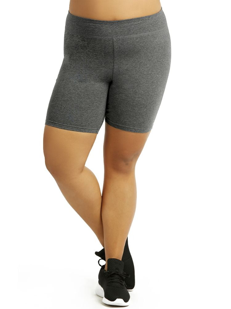 plus size cotton biker shorts