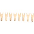 thumbnail image 1 of 8PCS HIFI Banana Y Spade Y Gold Plated Pure Copper Screw Fork HiFi Speaker Spade Connector Plugs-Cop, 1 of 5