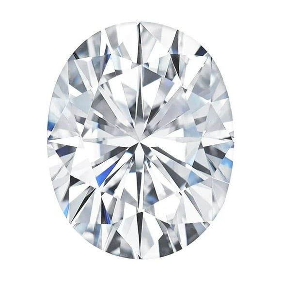 Ritz Jewels 1.32 Carat Loose Real Moissanite Certified with GRA Color D VVS1 Oval Cut Brilliant Set of 6