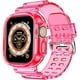 thumbnail image 1 of Correa de Silicona Transparente con Case para Apple Watch, Compatible con Todas las Series, 1 of 5