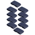 thumbnail image 1 of 10 Piezas de Sujetadores de Cinturón Elásticos, Anillos de Cinturón, Accesorios de Bucle de Cincha, Banda de Retención de Correa para Pantalones, Suje Azul oscuro, 1 of 8