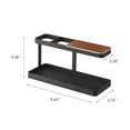 thumbnail image 6 of Yamazaki Home Desk Organizer, Black, Steel, No Assembly, 6 of 6