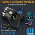thumbnail image 3 of Spotlight LiangJJ Spotlight de 1000000 lúmenes con luz COB de 15000 mAh, 3 of 7