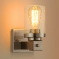 thumbnail image 6 of Vintage Wall Light,Farmhouse Porch Wall Lamp,Indoor Wall Sconces with Glass Shade,Modern Wall Light Fixtures for Mirror Hallway, 6 of 6