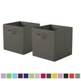 thumbnail image 1 of YOYTOO Lot de 2 Bacs de Rangement en Tissu Pliables, Bacs de Rangement Pliables de 11 Pouces, 1 of 6