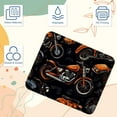 thumbnail image 3 of Motorcycle 8.3x9.8 Inch Square Non-Slip Rubber Bottom Printed Mouse Pad, Desk Pad for Office and Gaming, 3 of 6