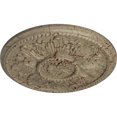 thumbnail image 3 of Ekena Millwork 18"OD x 1 3/4"P Edinburgh Ceiling Medallion (Fits Canopies up to 5 1/4"), Hand-Painted Gobi Desert Crackle, 3 of 6
