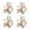 White pink, variant on 4Pcs Hawaiian Hibiscus Hair Clip Hawaiian Floral Clip for Women Girls Party Accessories Practical Beach Hairpin