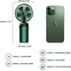 thumbnail image 2 of Ventilador portátil, ventilador personal de mano de 5000 mAh, recargable con 5 velocidades, mini ventilador silencioso con pantalla LED, tiempo de funcionamiento de 11 a 21 h para oficina., 2 of 5