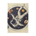 thumbnail image 6 of Yayeee Tablecloths for Rectangular Tables 60 x 60 inch Party Table Cover, Astronaut Floating, 6 of 6