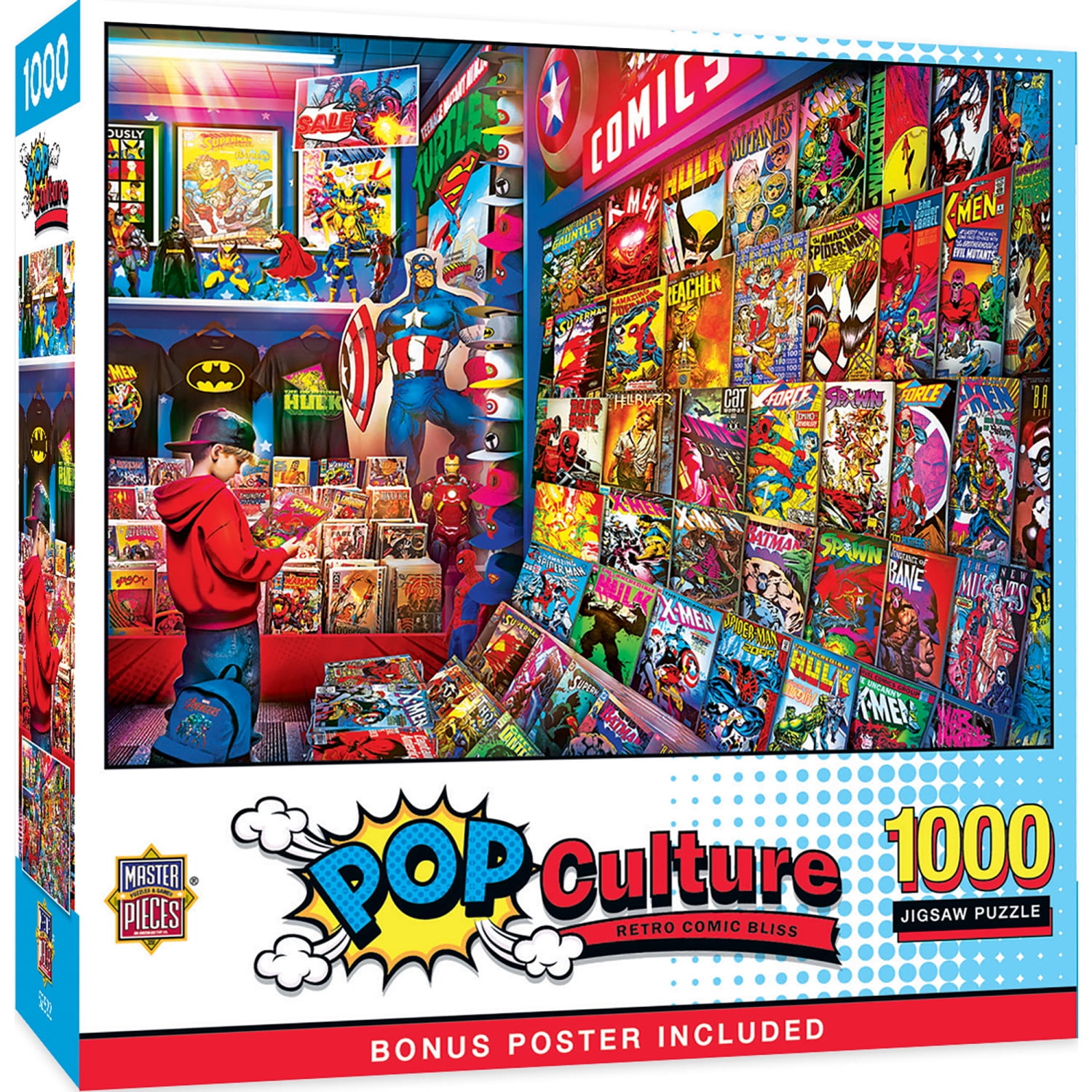 MasterPieces, Jigsaw Puzzle, 1000 Piece Retro Comic Bliss