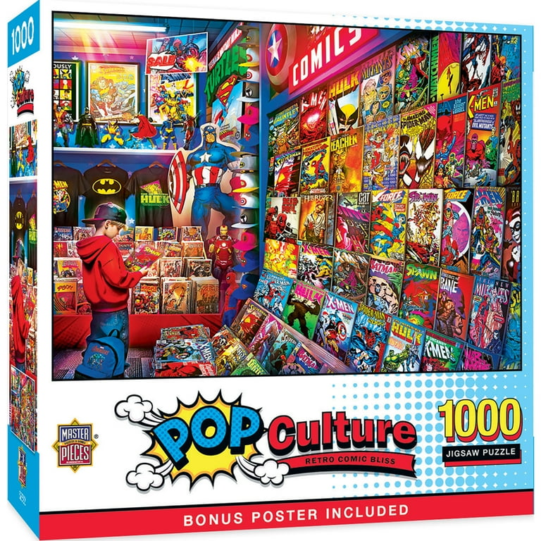 MasterPieces, Jigsaw Puzzle, 1000 Piece Retro Comic Bliss