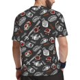 thumbnail image 2 of Rocae Japanese Sushi Hashi for Men's Mesh Quick-Dry Short Sleeve Workout T-Shirt,Mens Crew Neck Tee Lightweight Soft Classic T Shirts X-Small, 2 of 9