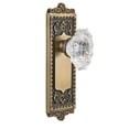 thumbnail image 5 of Grandeur 815010 Windsor Solid Brass Rose Privacy Door Knob Set - Nickel, 5 of 6