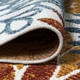 thumbnail image 5 of JONATHAN Y AMALFI COAST 2 x 8 Runner Rug, Crisantemo Floral - Orange/Blue/Cream, AMC108A-28, 5 of 8