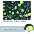 thumbnail image 2 of Tennis Non-Slip Polyester Door Rug, Machine Washable Door Carpet, Bath Rugs, 2 of 6