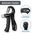 thumbnail image 4 of DMI Compact Hand Exercise Grip Strengtheners with Adjustable Weight Resistance from 10-130lbs, Grip Tracker keeps Track of Number of Squeezes, FSA & HSA Eligible, Set of 2, 4 of 6