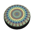 thumbnail image 3 of Balery Round Mandala1tire Cover Waterproof Dust-Proof, Universal Spare Wheel Tire Cover For Trailer, Rv, Suv Truck And Vehicle Camper Accessories-16 Inch, 3 of 9