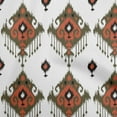 thumbnail image 1 of oneOone Rayon Red Fabric Asian Ikat Craft Projects Decor Fabric Printed By The Yard 56 Inch Wide, 1 of 4