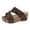 Brown, variant on Slippers for Women,Slippers Comfortable Open Toe Sandals With Thick Sole For Casual Outdoor Relaxation Summer Style,Womens Slippers,Khaki,8.5