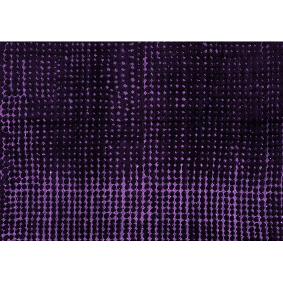 Ahgly Company Indoor Rectangle Abstract Pink Modern Area Rugs, 2' x 4'