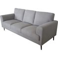 thumbnail image 1 of ACME Kyrene Linen Fabric Upholstery Sofa with Loose Back in Light Gray, 1 of 8