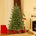 thumbnail image 2 of Costway 6 FT Artificial Christmas Tree with 2116 Lush PVC & PE Tips 300 LED Lights, 2 of 10