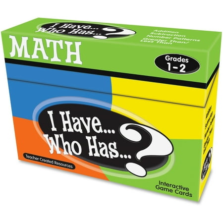 UPC: 0088231978176 | Teacher Created Resources Math Card Game I Have Who Has Grades 1 to 2